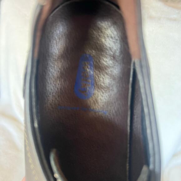 Wolky Black Leather Lace Up Shoes Men’s Size 9 EU 42 Comfort Oxford Casual - Picture 8 of 10